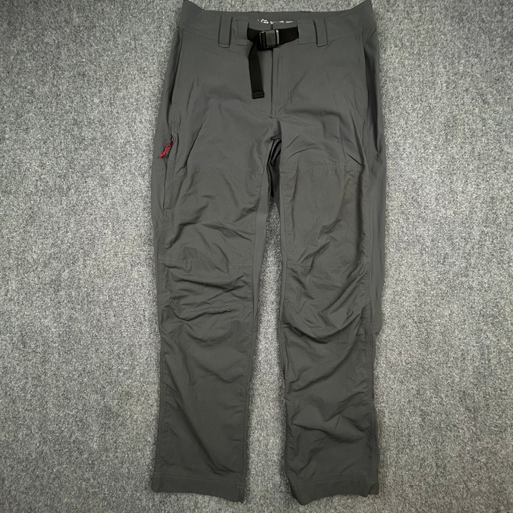 REI Co-op Savanna Trail Hiking Pants Mens 34x32 Gray Technical Stretch Gorpcore